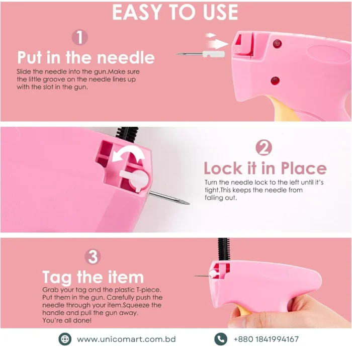 Portable Clothing Fixer Stitch Tag Gun - Image 3