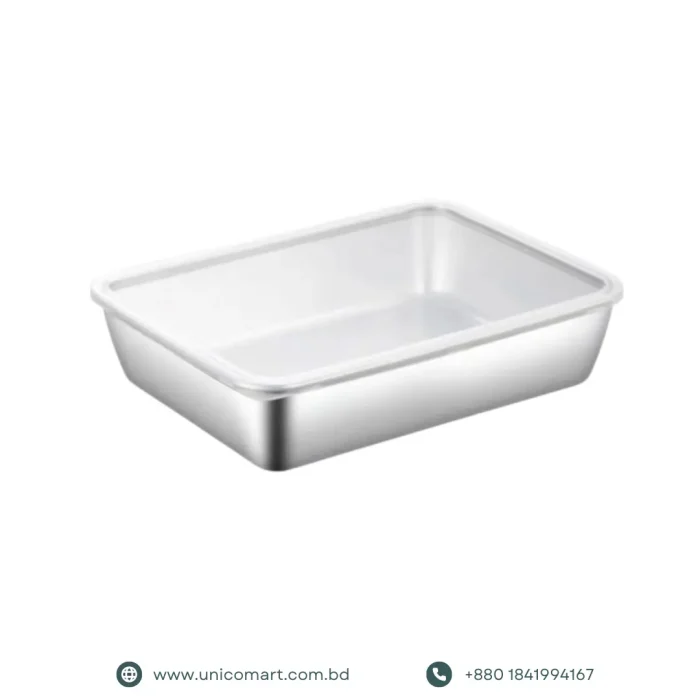 Stainless Steel Food Container With Lid - Image 2
