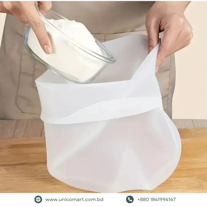Reusable Silicone Dough Kneading Bag - Image 2